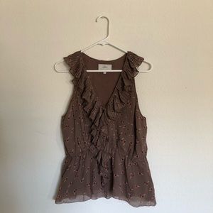 Madison Marcus Floral Silk Blouse